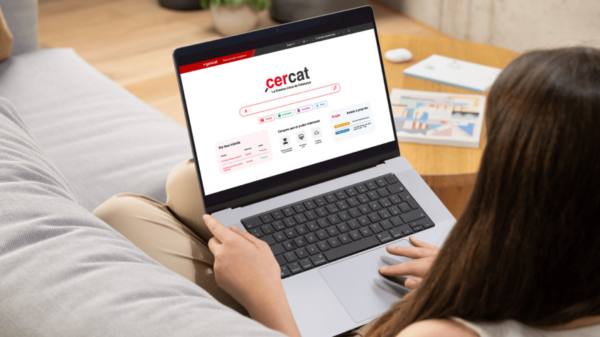 CERCAT — Mockup de la plataforma